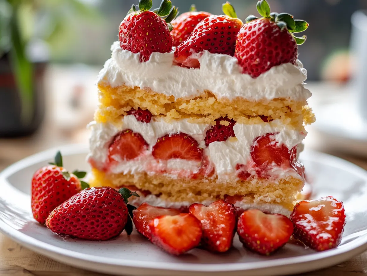 30-Minute Strawberry Shortcake: No-Bake Magic Awaits finished dish