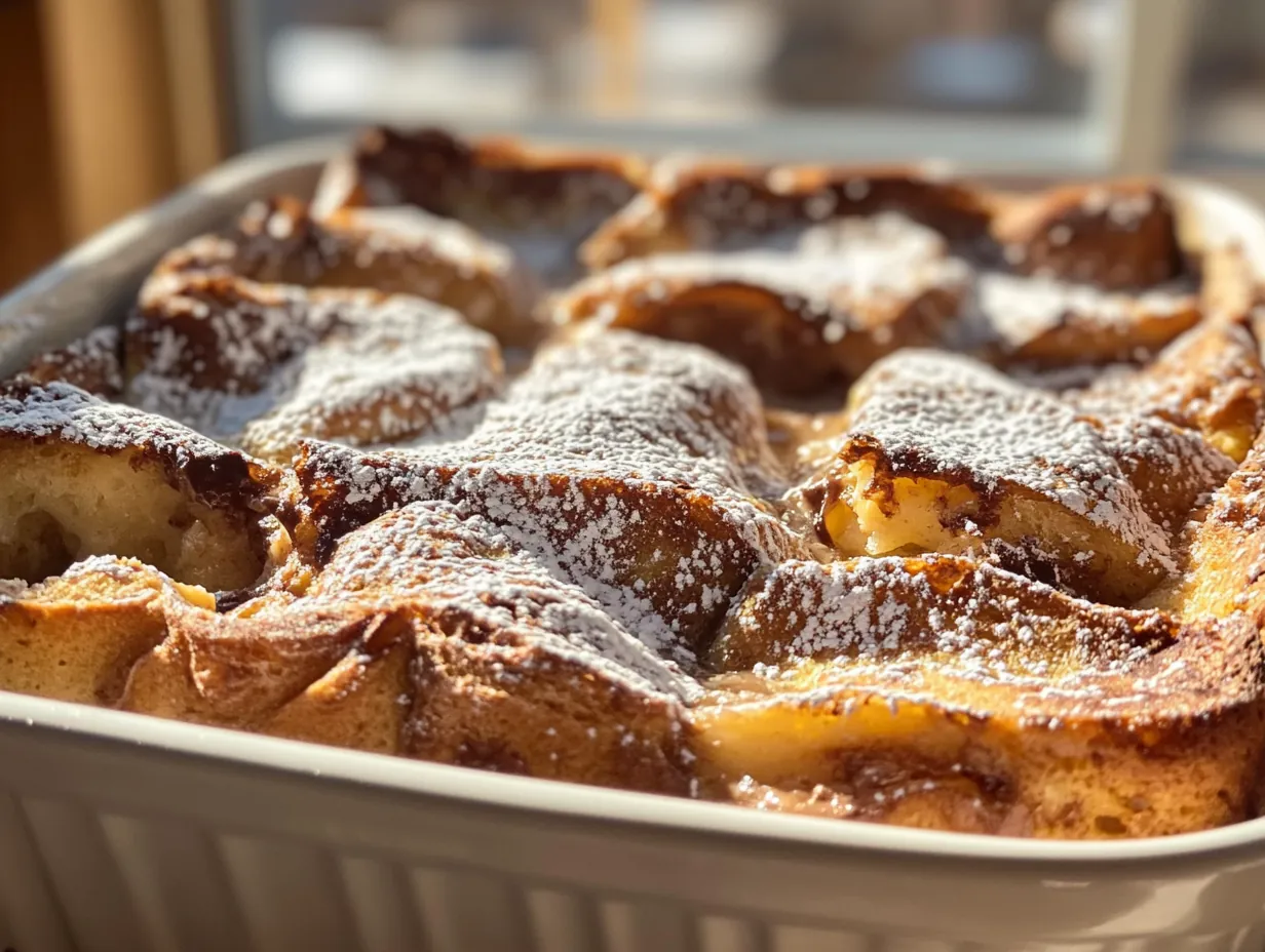 Baked Nutella French Toast Casserole: Easy Brunch Perfection