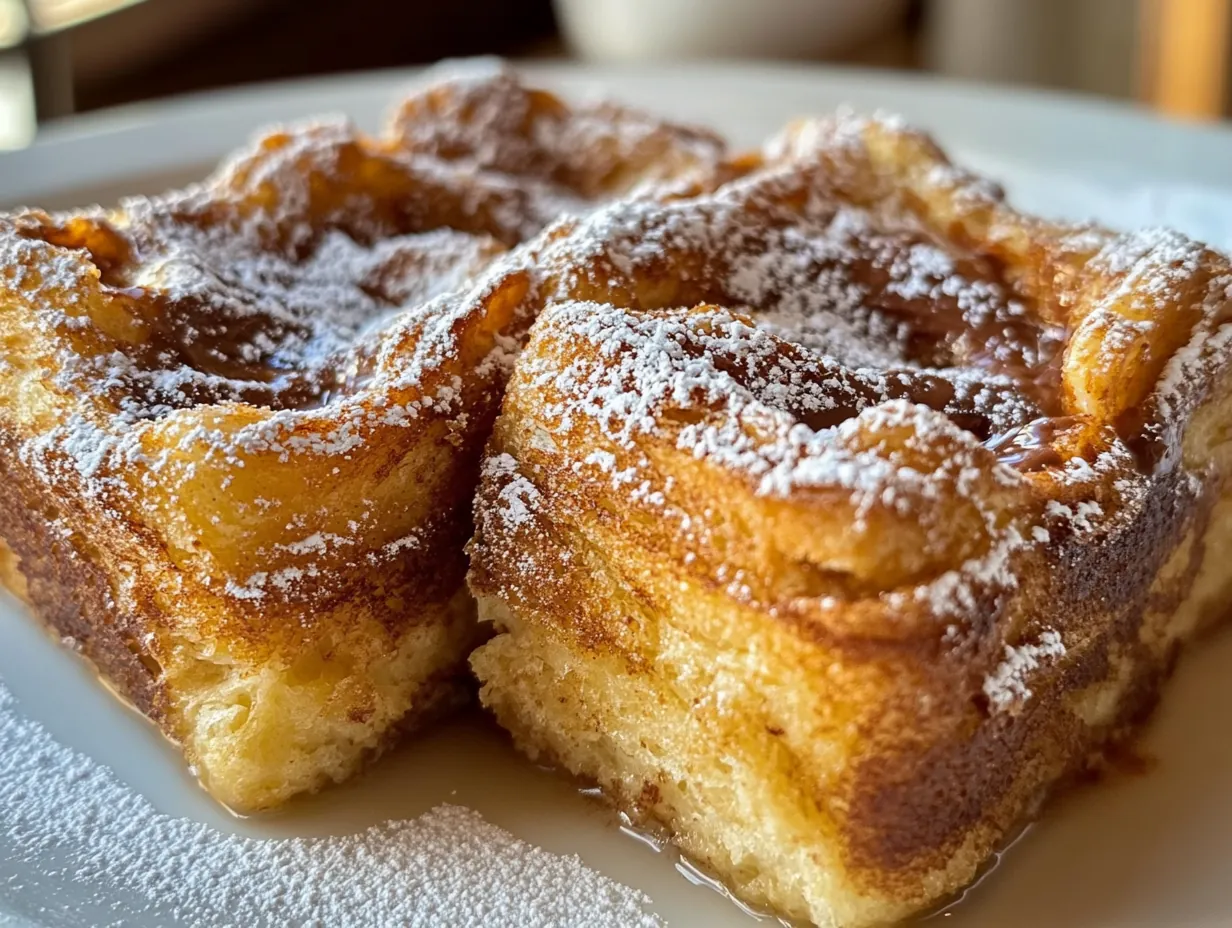 Baked Nutella French Toast Casserole: Easy Brunch Perfection step by step