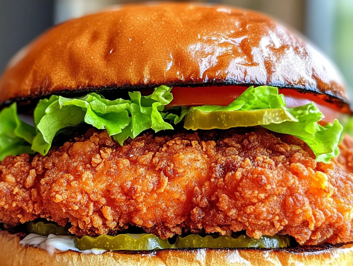 Crispy Cajun Chicken Sandwich: Your Easy Weeknight Dinner Fix! finished dish