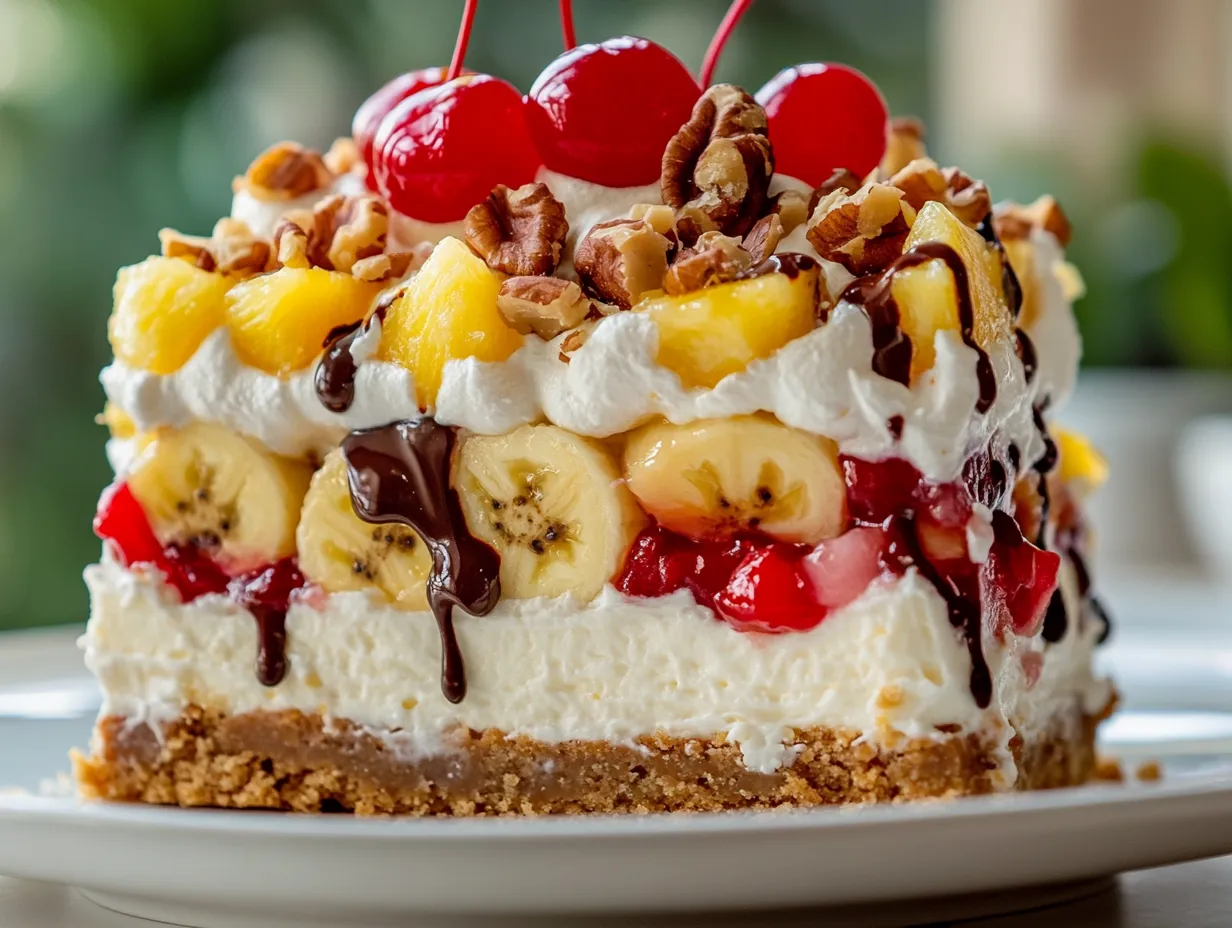 Divine No-Bake Banana Split Dessert: Your Sweetest Summer Treat