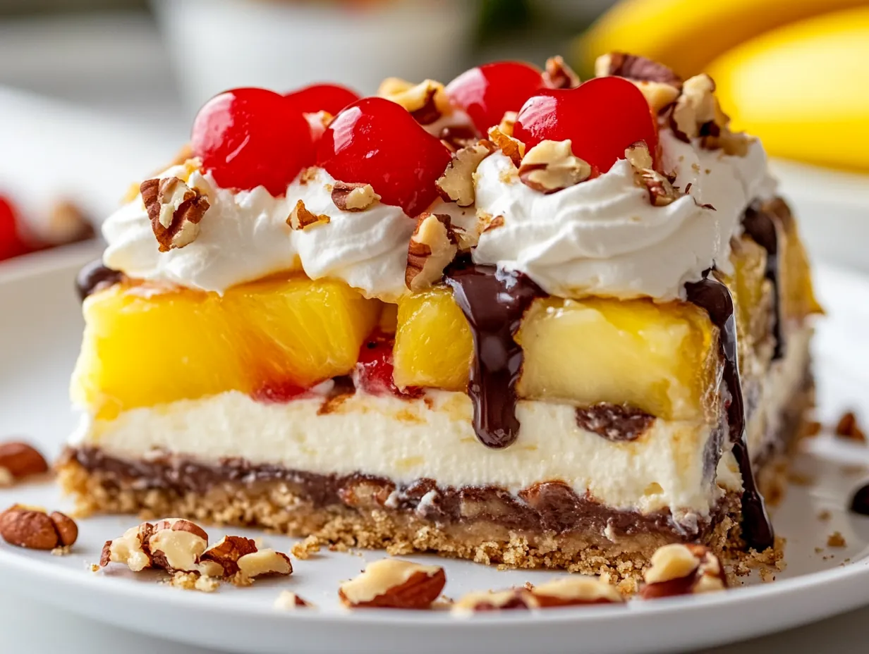 Divine No-Bake Banana Split Dessert: Your Sweetest Summer Treat