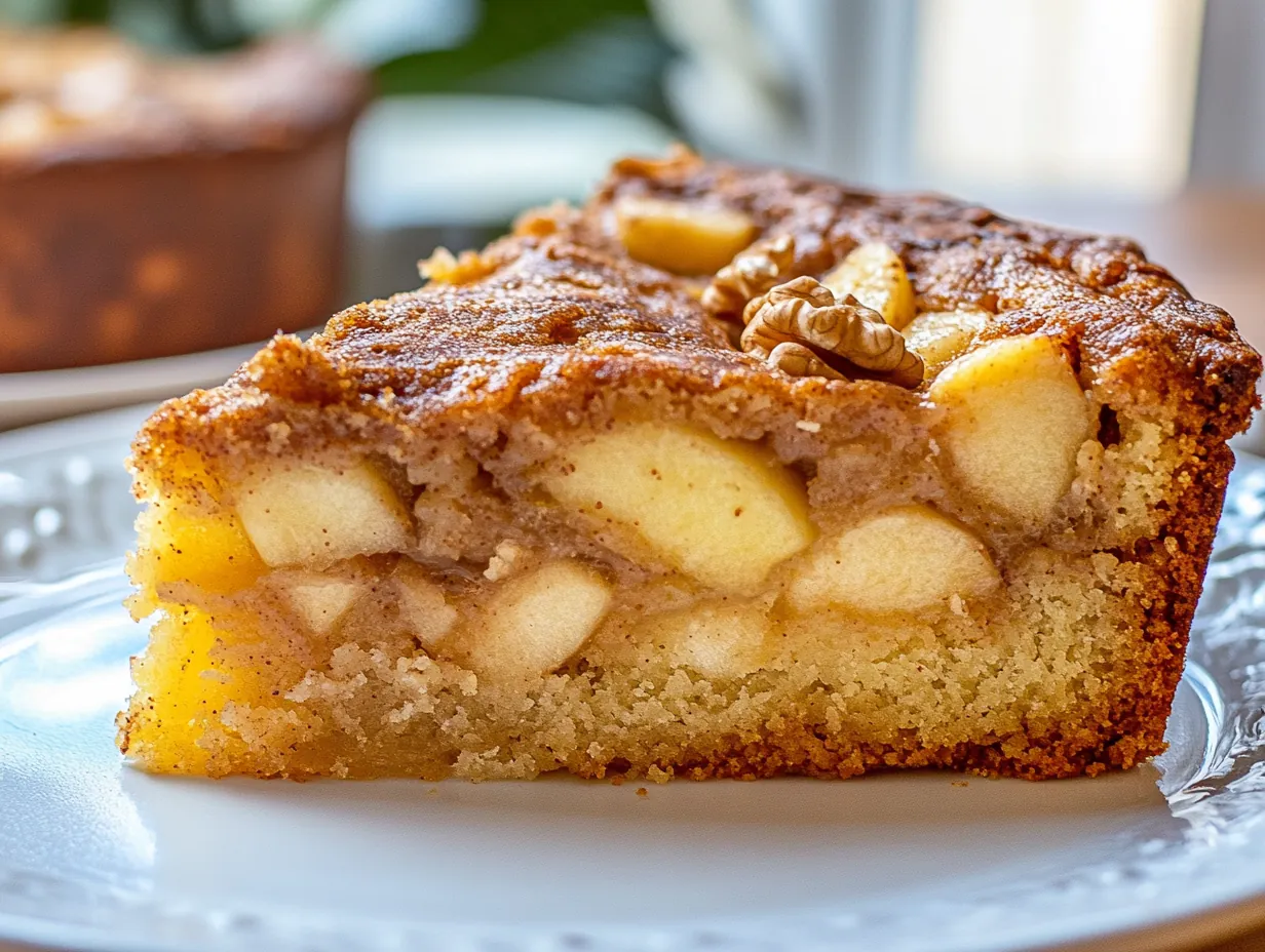 Effortless Cinnamon Apple Cake: A Delightful Quick Treat finished dish