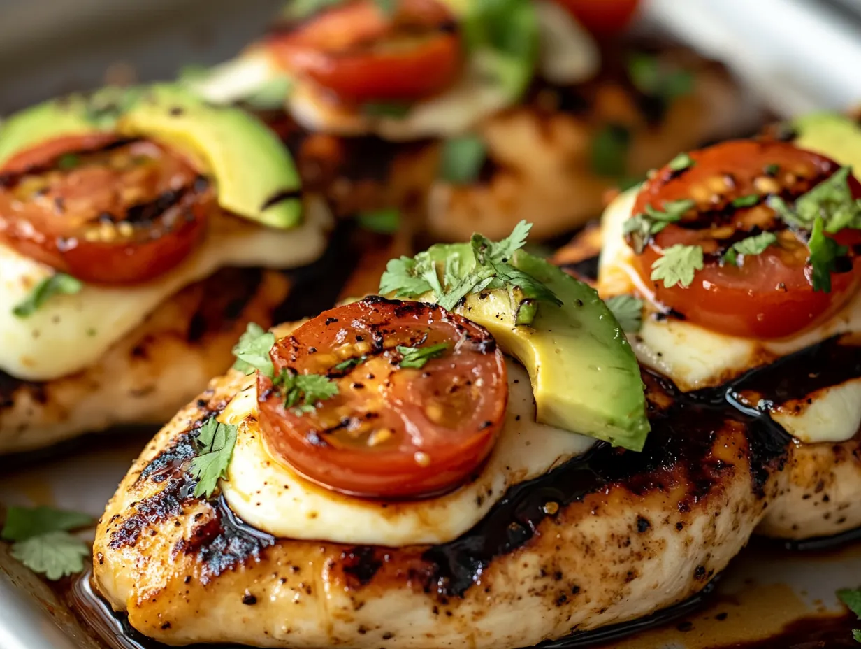 Grilled California Avocado Chicken: Your New Favorite Easy Weeknight Meal finished dish
