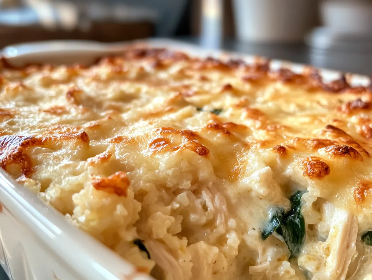 Healthy Chicken Cauliflower Casserole: Your New Weeknight Favorite finished dish
