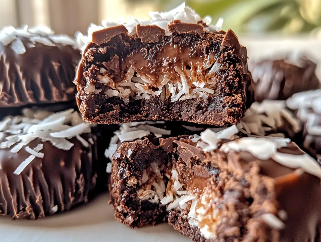 Healthy Chocolate Coconut Bites: Your New Favorite Easy Snack step by step