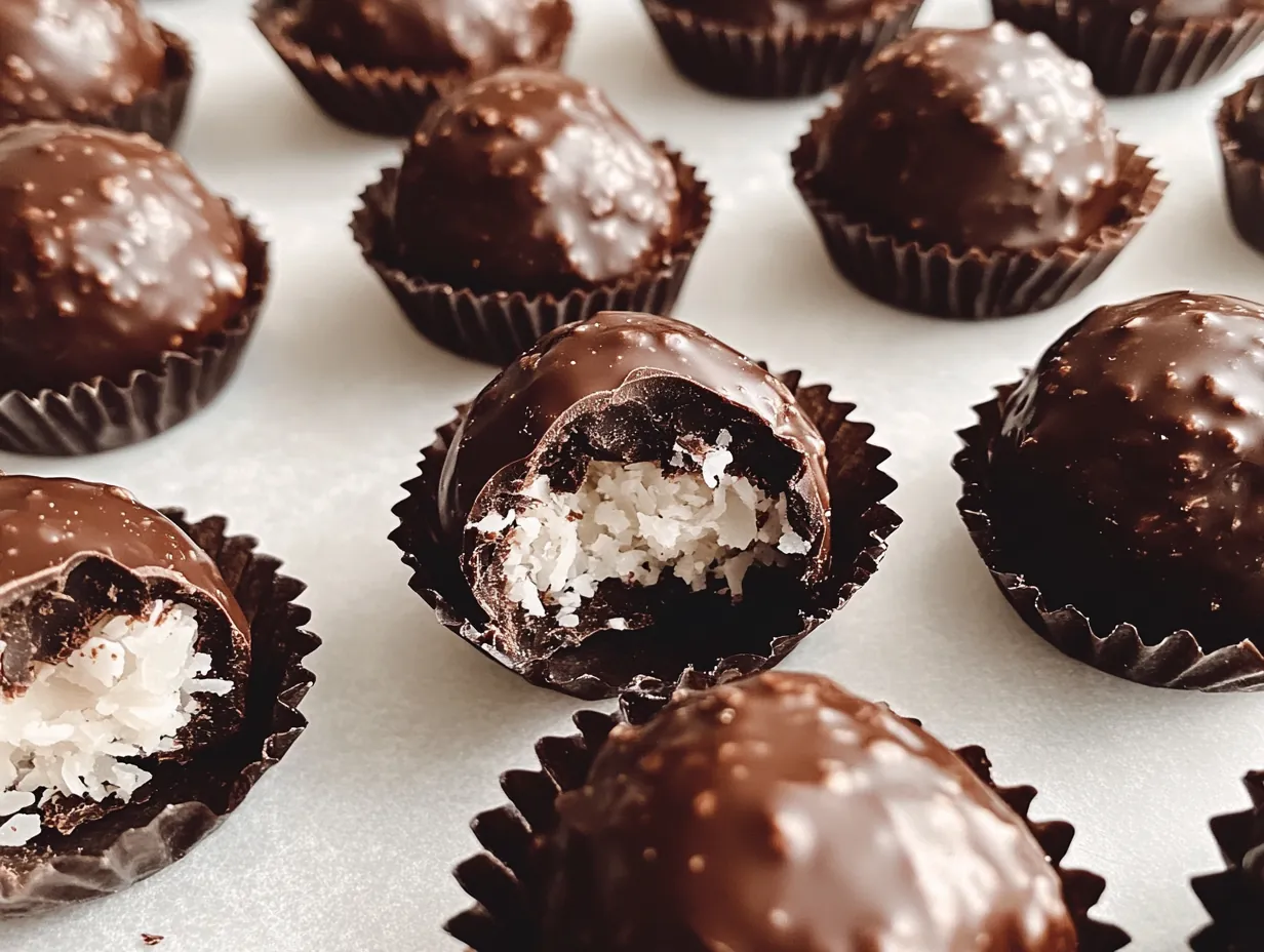 Healthy Chocolate Coconut Bites: Your New Favorite Easy Snack finished dish