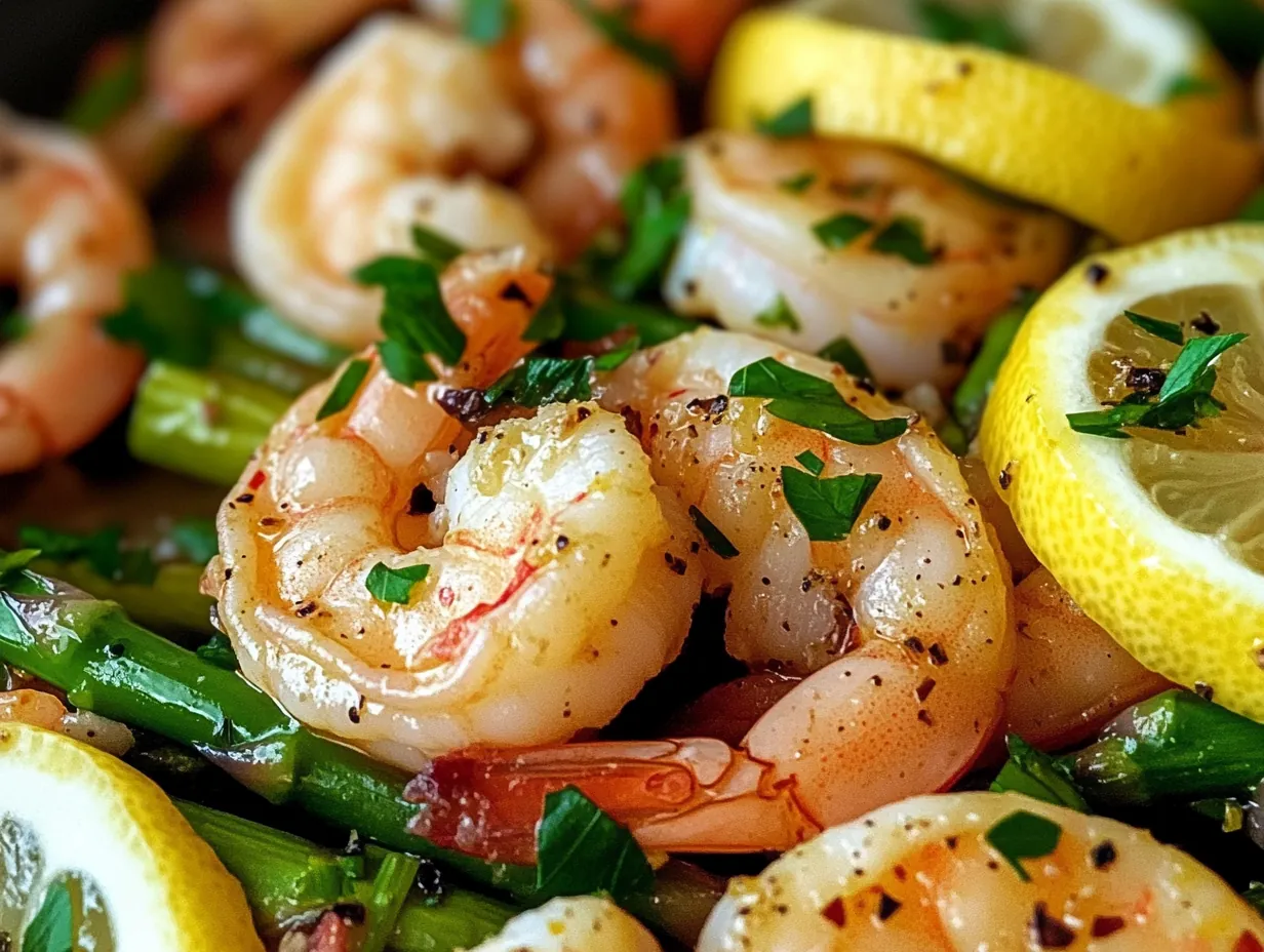 Lightning-Fast Lemon Garlic Shrimp and Asparagus in 20 Minutes