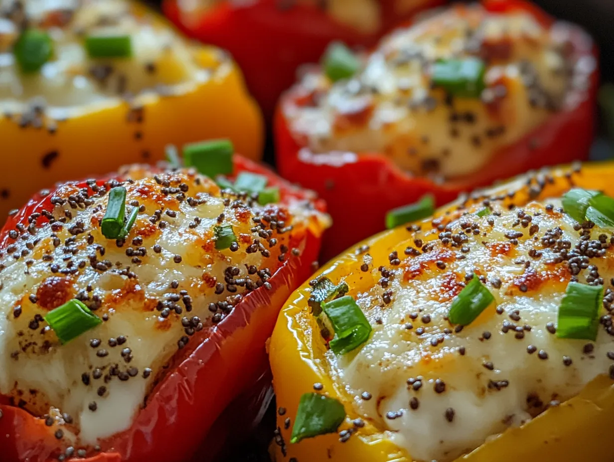 Quick Protein Power: 5-Minute Cheese Stuffed Mini Peppers