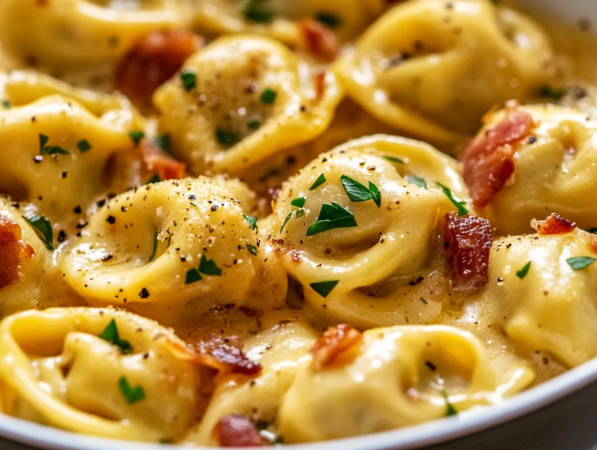 Quick Tortellini Carbonara: Your 30-Minute Weeknight Italian Delight step by step