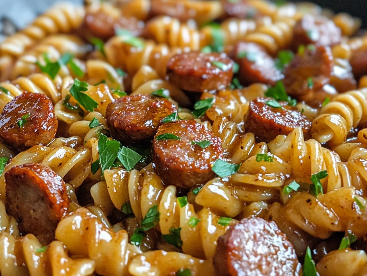 Sticky Honey Garlic Sausage Pasta: Your New Weeknight Obsession
