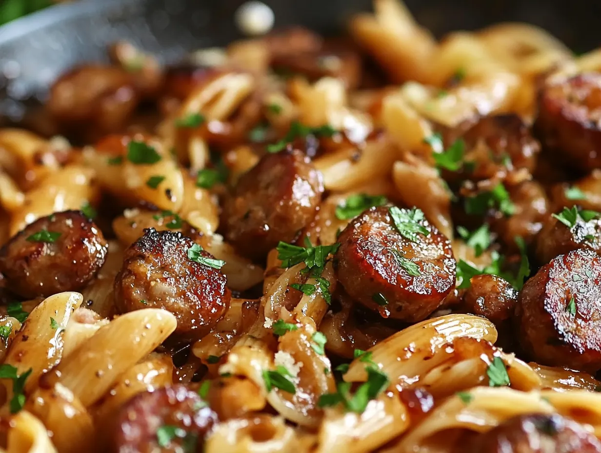 Sticky Honey Garlic Sausage Pasta: Your New Weeknight Obsession step by step