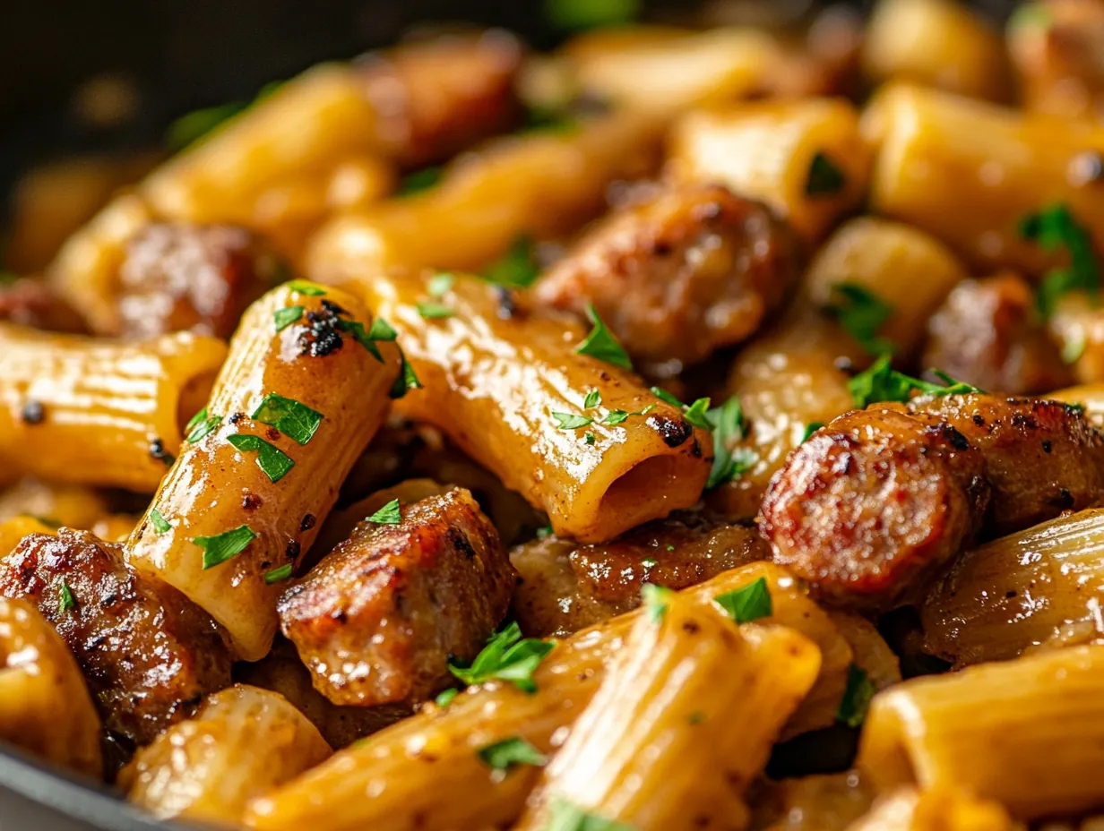 Sticky Honey Garlic Sausage Pasta: Your New Weeknight Obsession