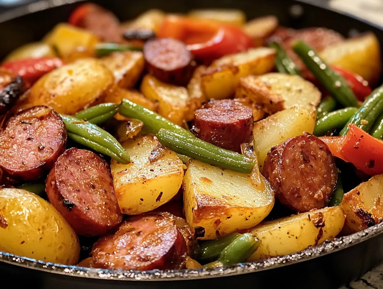 Unlock Flavor: Easy One Pan Kielbasa and Potatoes Dinner